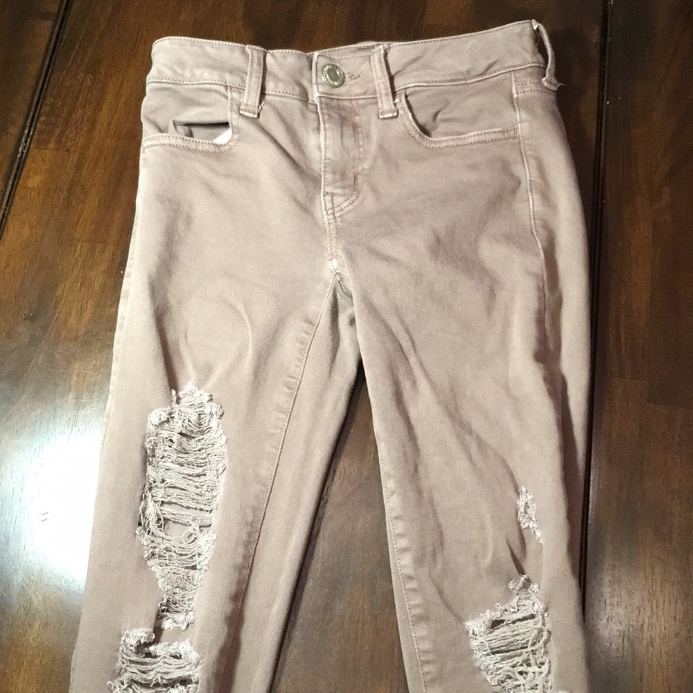 American Eagle Pale Purple Jeans